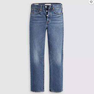 Levi's Premium Wedgie Straight Ankle Women's Jeans Low Stretch Sz 27